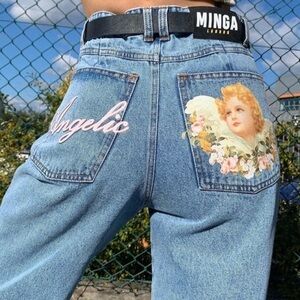 NWOT Minga London Angelic Dad Jeans